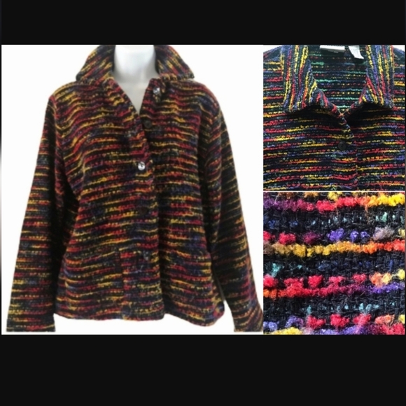 Chico's Jackets & Blazers - Chico’s Multi-color Jacket Size 1